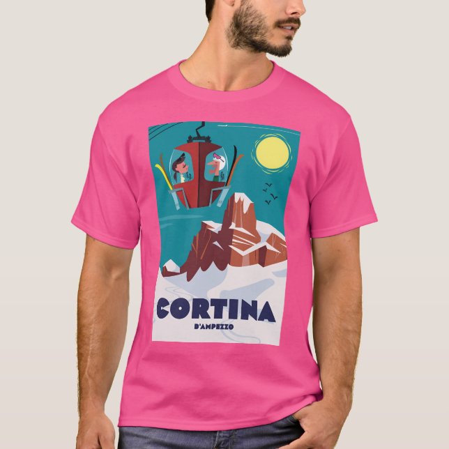 Camiseta Cortina D'Ampezzo Poster (Anverso)
