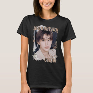 Camiseta CORTISs Seonghyeon Grupo de Kpop Masculino Blanco 