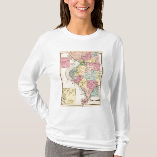Camiseta Cortlandt, ciudad (Anverso)