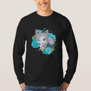 Camiseta Corto Ártico Fox Adorable Fox Wink Antártica Anima