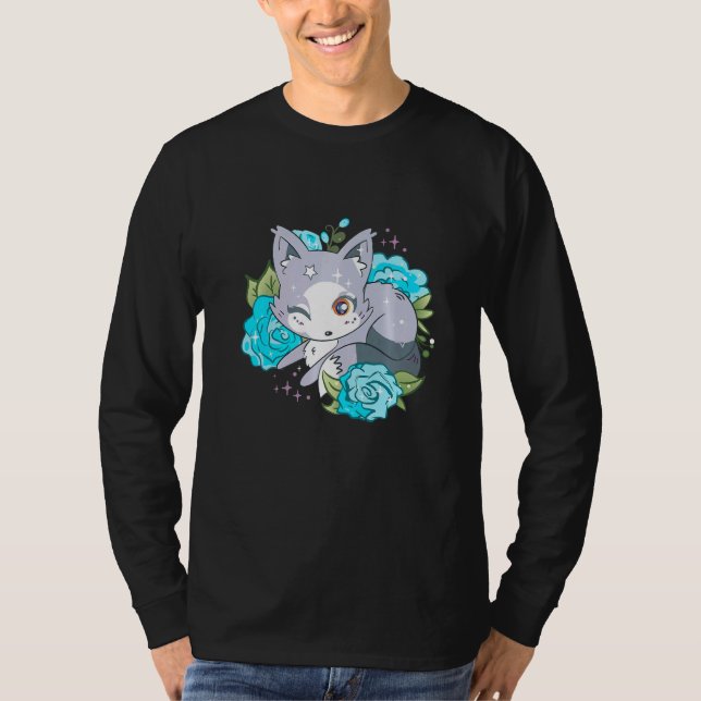 Camiseta Corto Ártico Fox Adorable Fox Wink Antártica Anima (Anverso)