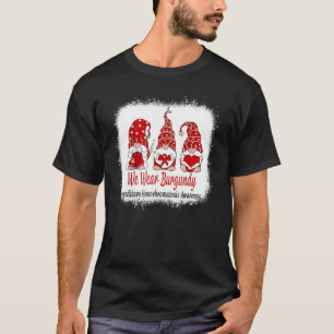 Camiseta Corto de conciencia de la hemocromatosis hereditar