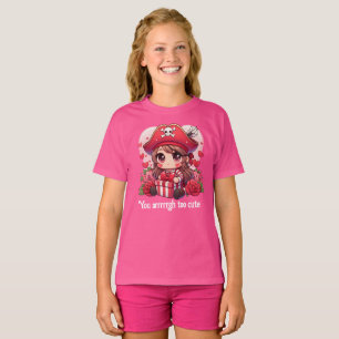 Camiseta Corto El día de San Valentín pirata