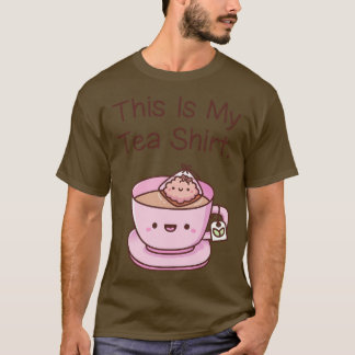 Camiseta Corto, Este Es Mi Humor De Té Pun.