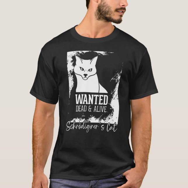 Camiseta Corto gatito I Schrödingers Cat I Retro y Orgullos (Anverso)