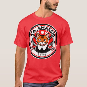 Camiseta Corto ramen de gato japonés 2