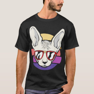 Camiseta Corto Sphynx Cat Propietario Feline Lover Hairless