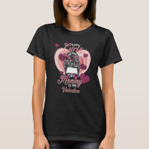 Camiseta Corto y desordenado pelo de bollo Lo siento Chicas