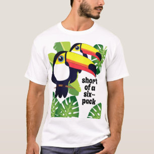 Camiseta Cortocircuito de Toucans de un seis-paquete [texto