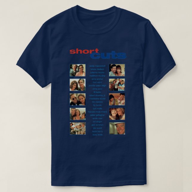 Camiseta Cortos recortes de Altmans (Diseño del anverso)