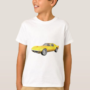 Camiseta Corvette 1970: Fin amarillo