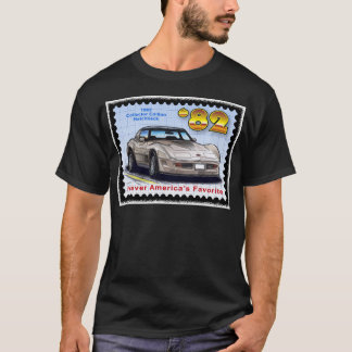 Camiseta Corvette 1982 de la ventana trasera de la edición