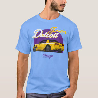Camiseta Corvette C5 amarillo