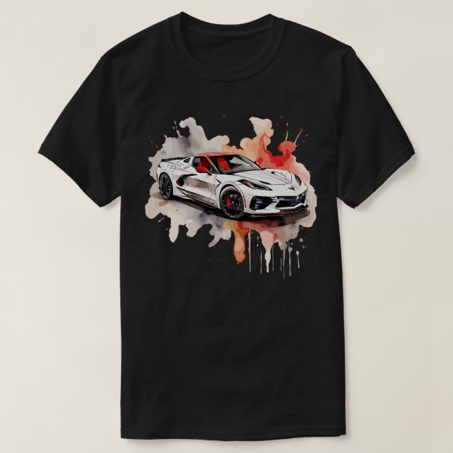 Camiseta Corvette c8 (Diseño del anverso)