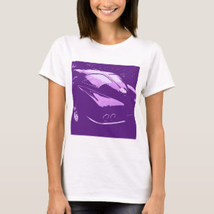 Camiseta Corvette Clásico/Púrpura