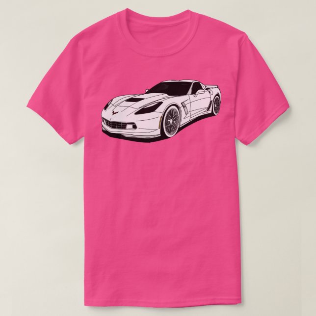 Camiseta Corvette de Chevrolet Z06 1 (Diseño del anverso)