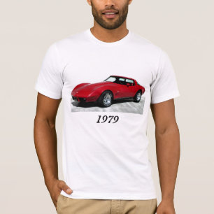 Camiseta Corvette Rojo de 1979
