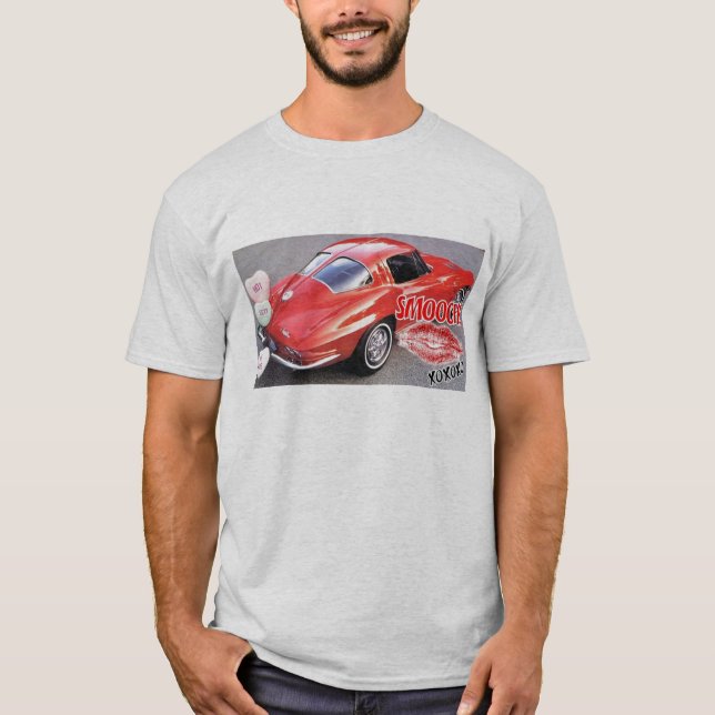 Camiseta Corvette rojo Valentine Classic (Anverso)