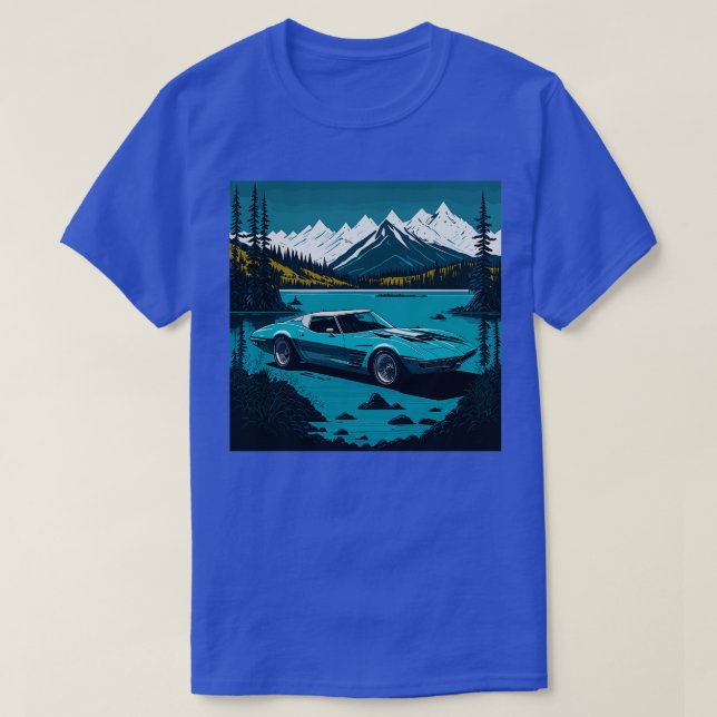 Camiseta Corvette Stingray 1970 (Diseño del anverso)
