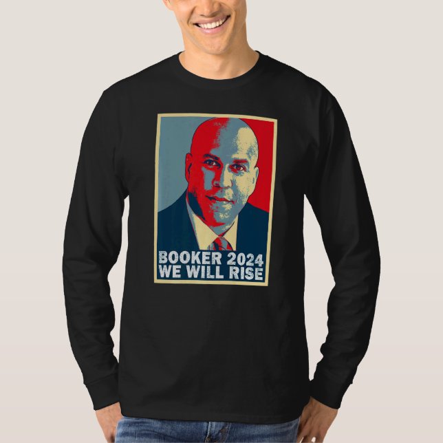 Camiseta Cory Booker Nos Levantaremos Cory Booker (Anverso)