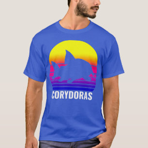 Camiseta Corydoras Catfish Aquarium Fish Amantes Sunset