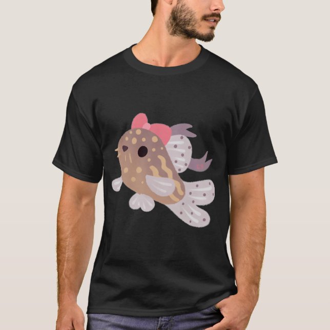 Camiseta Corydoras de cinta - negro (Anverso)