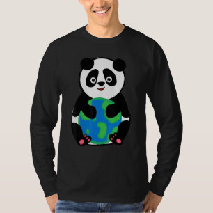 Camiseta Cosa Adorable Panda Earth Cte Animal