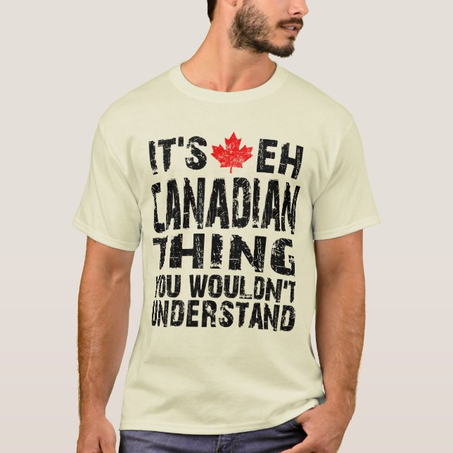 Camiseta Cosa canadiense (Anverso)