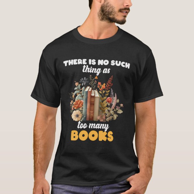 Camiseta Cosa como muchos libros adoran a lector de té bibl (Anverso)