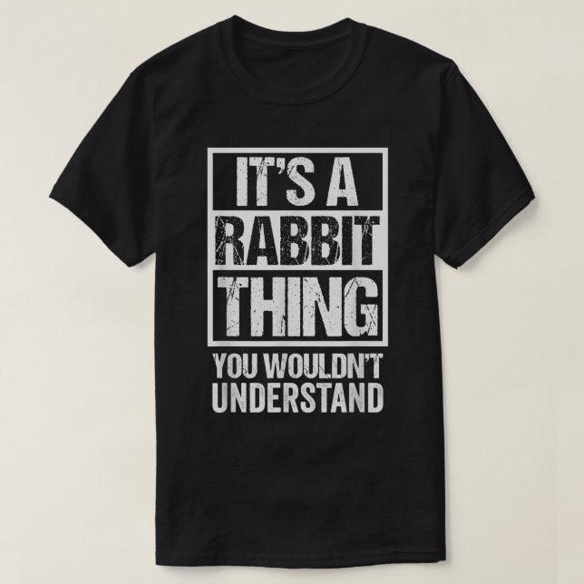 Camiseta Cosa de Conejo Divertida Fan del Conejo que no te  (Diseño del anverso)