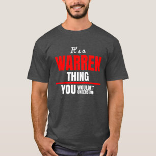 Camiseta Cosa de Warren que no entenderías el nombre