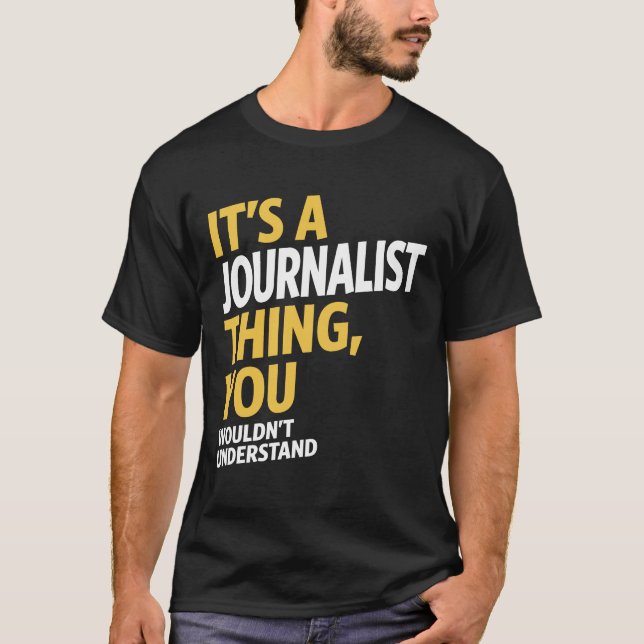 Camiseta Cosa del periodista (Anverso)