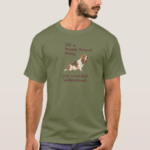 Camiseta Cosa del perro de Basset Hound