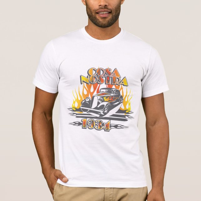 Camiseta Cosa Nostra Classic Car (Anverso)