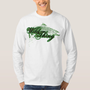 Camiseta Cosa salvaje de la trucha de Brown