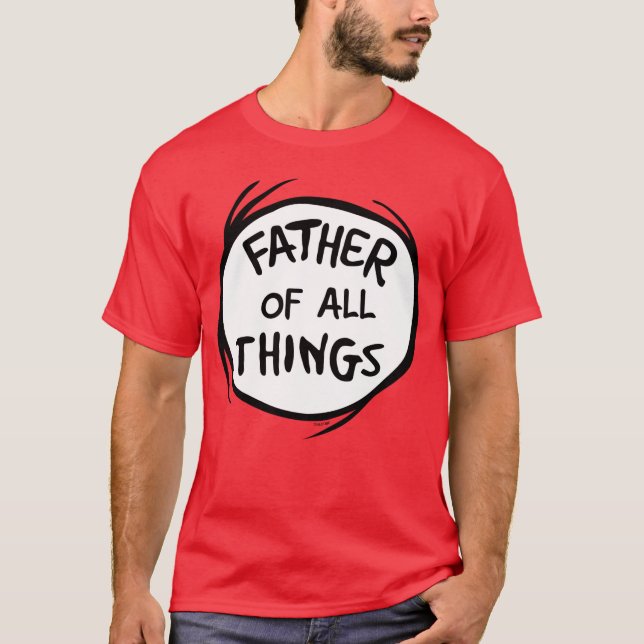 Camiseta Cosa Uno Cosa Dos - Padre de todas las cosas (Anverso)