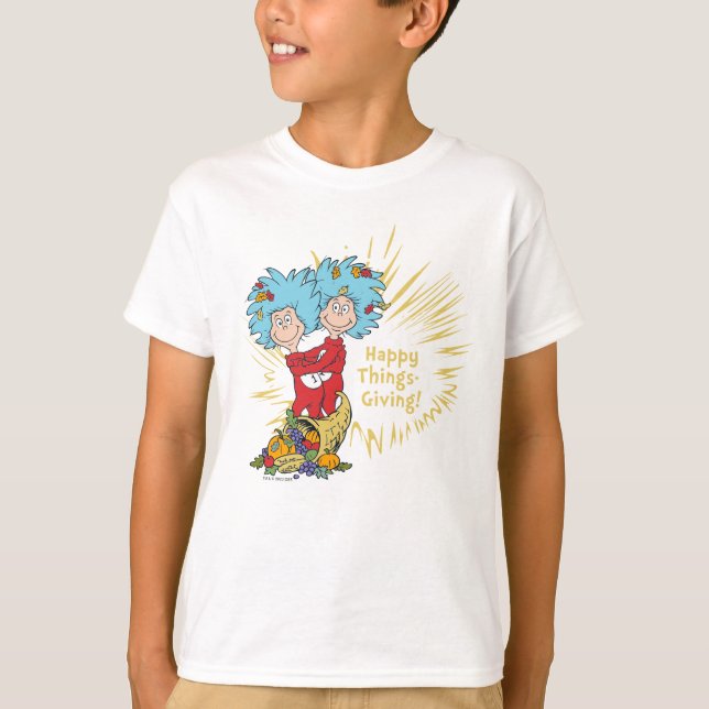 Camiseta ¡Cosa Uno Dos Cosas Felices! (Anverso)