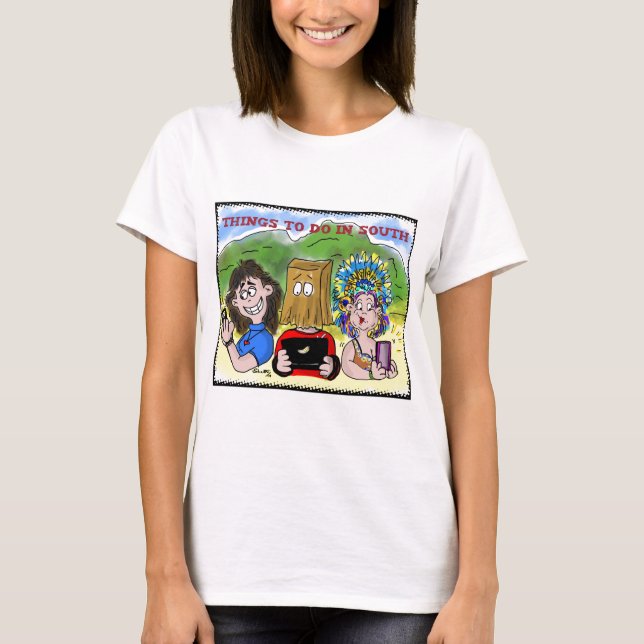 Camiseta Cosas a hacer en el sur (Anverso)