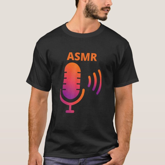 Camiseta Cosas Asmr Micrófono Asmr (Anverso)