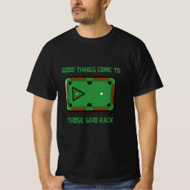Camiseta Cosas Buenas Llegan A Los Que Crean Billiard Playe
