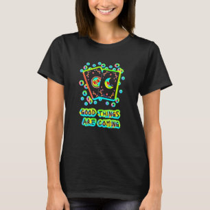 Camiseta Cosas Buenas Vienen Tarot Card Sun Moon