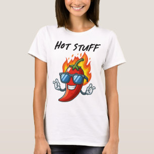 Camiseta Cosas calientes Amante comida picante