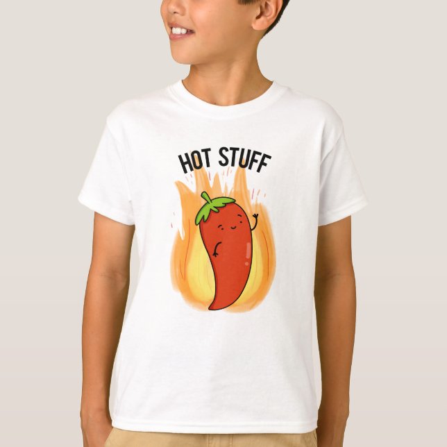 Camiseta Cosas calientes Divertidas Red Hot Chili Pepper Pu (Anverso)