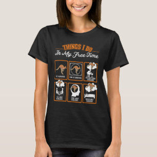 Camiseta Cosas canguro que hago en mi tiempo libre
