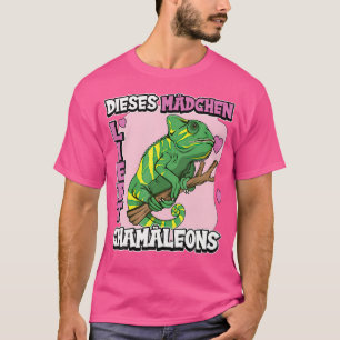 Camiseta Cosas Chameleon Para Los Niños A Este Chica Le Enc