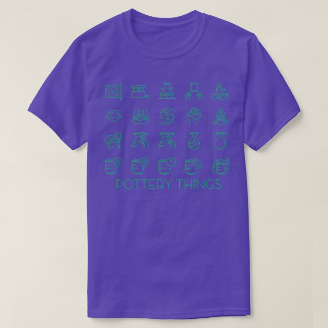 Camiseta Cosas de alfarería 3 (Diseño del anverso)