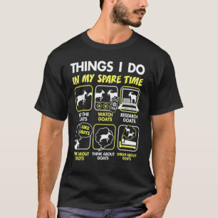 Camiseta Cosas De Cabra Que Hago En Mi Cabra De Tiempo De R