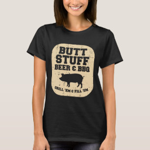 Camiseta Cosas De Cerdo Bbq Grill Em Byrbecue Carne De Cerd