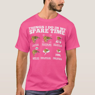Camiseta Cosas De Gecko De Leopardo mascota Que Hago Por Mi