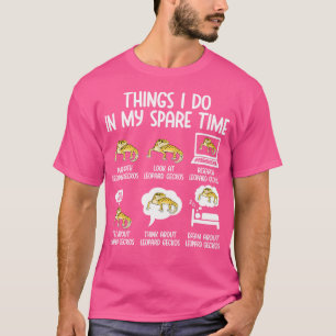 Camiseta Cosas De Gecko Leopardo Que Hago En Mi Leopardo De